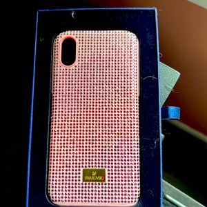 Pink crystal Swarovski iPhone case